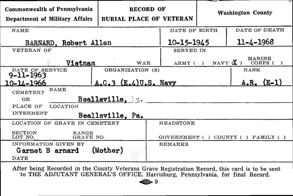 Robert Allen Barnard